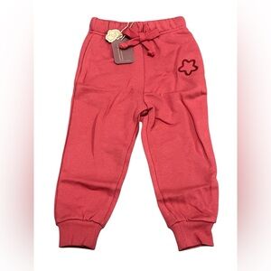 2 for $14- 100% organic cotton sweatpants desert rose size 12-18M